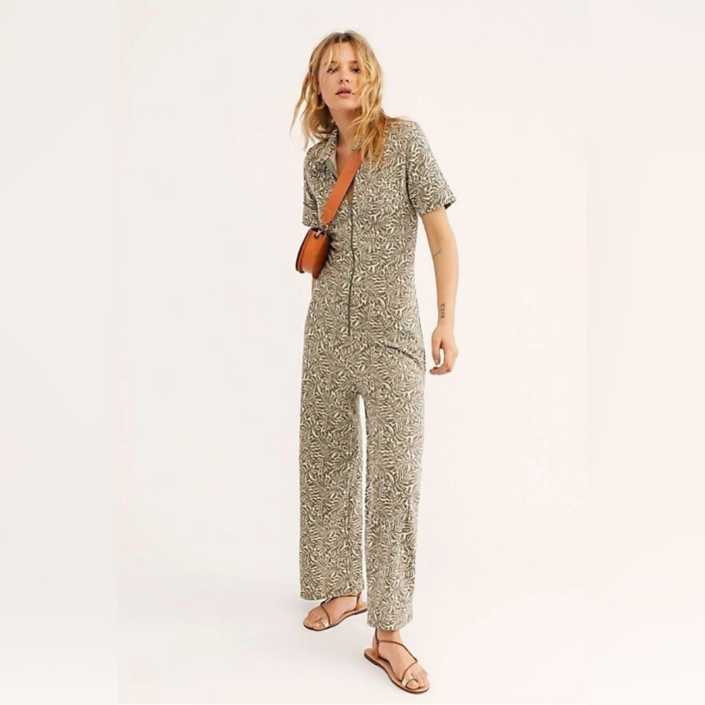 FREE PEOPLE NWOT Ellie Jumpsuit in Moss